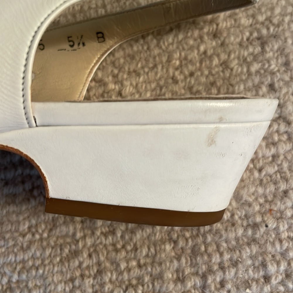 Salvatore Ferragamo Slingback Peep Toe Heels - Picture 13 of 15